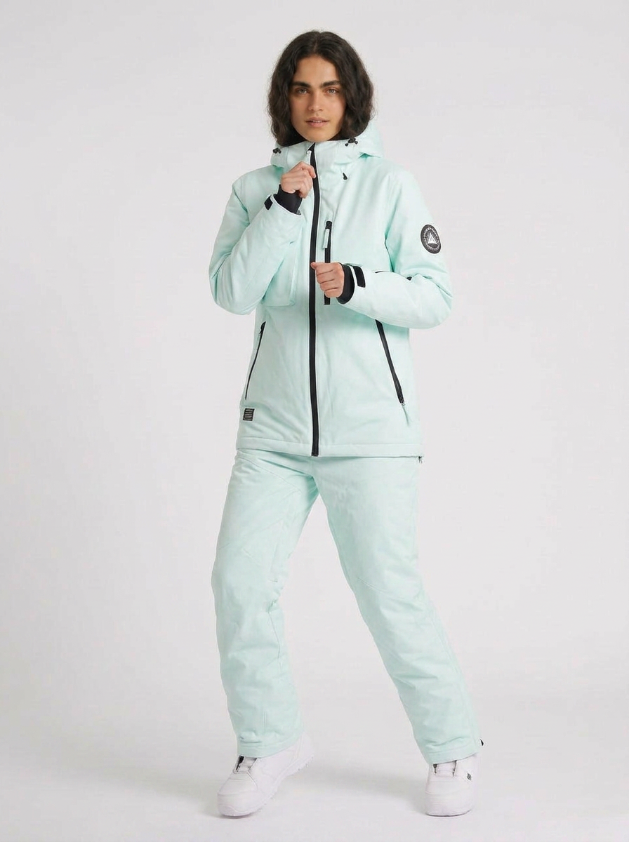 Jodi | Women's Ski Set Hooded Jacket Pants Zip