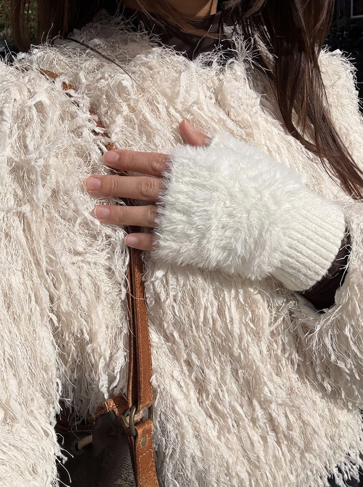 Julia | Women's Knit Fingerless Gloves