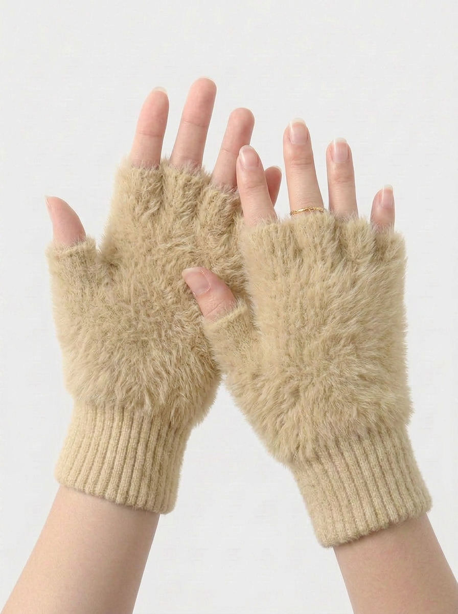 Julia | Women's Knit Fingerless Gloves