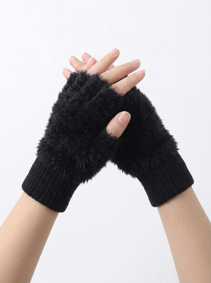 Julia | Women's Knit Fingerless Gloves
