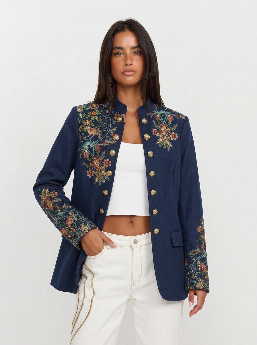 Juniper | Women's Floral Embroidered Jacket