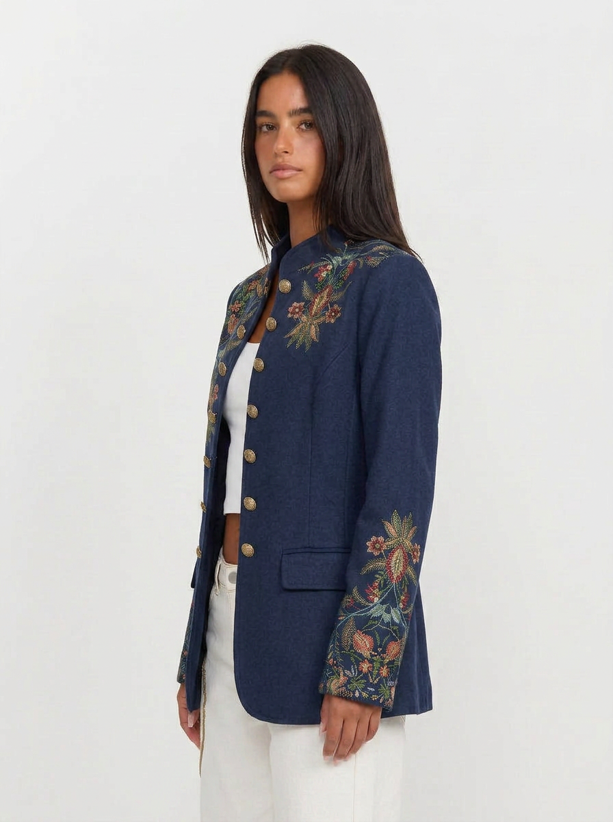 Juniper | Women's Floral Embroidered Jacket 2