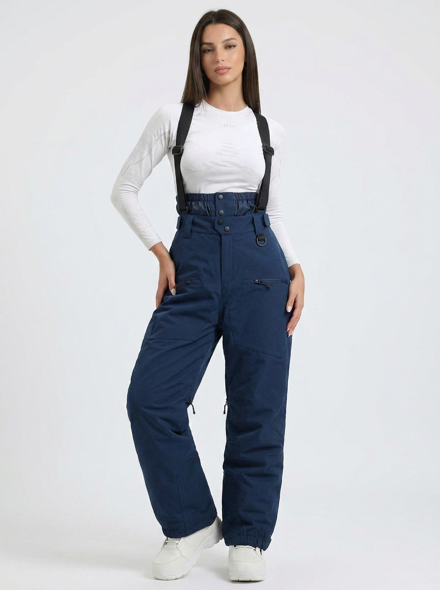 Kelly | Women's Ski Pants Strap Zip Pocket
