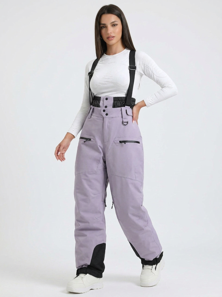 Kelly | Women's Ski Pants Strap Zip Pocket