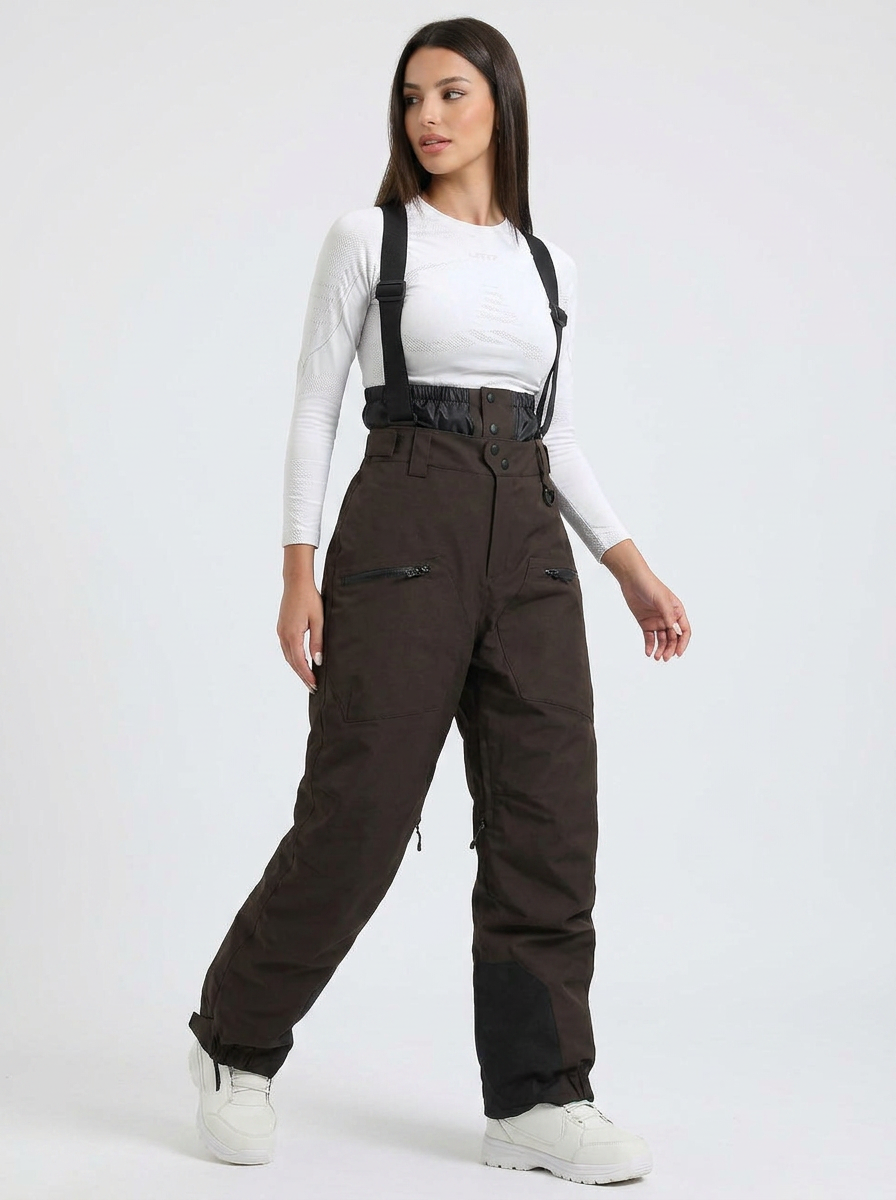 Kelly | Women's Ski Pants Strap Zip Pocket