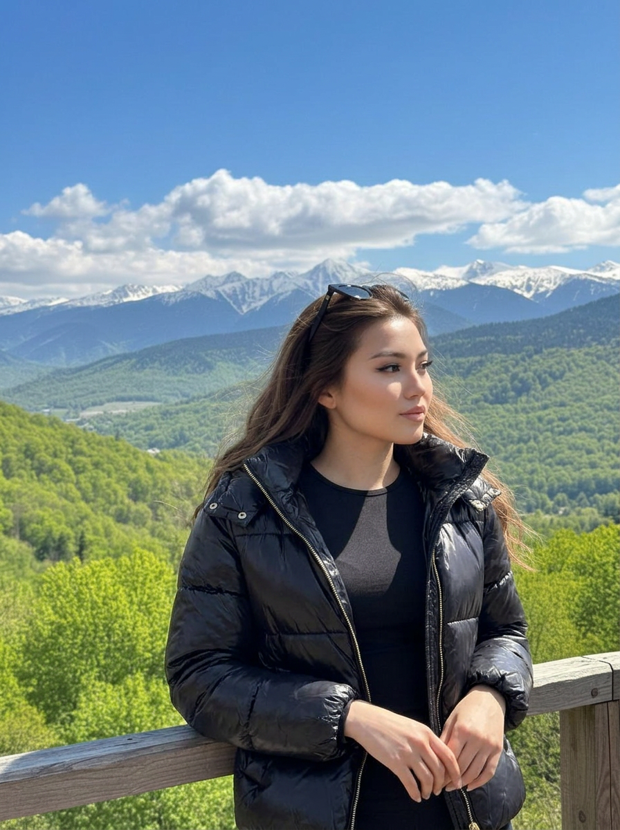 Kelsey | Women's Black Quilted Hooded Puffer Coat