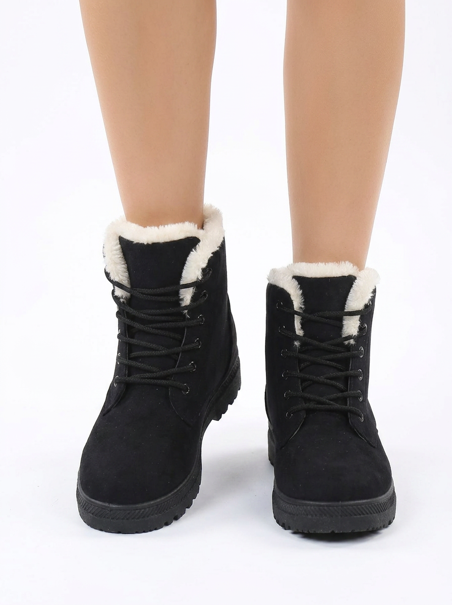 Keziah | Women's Snow Boots Lace Up Fur Lined