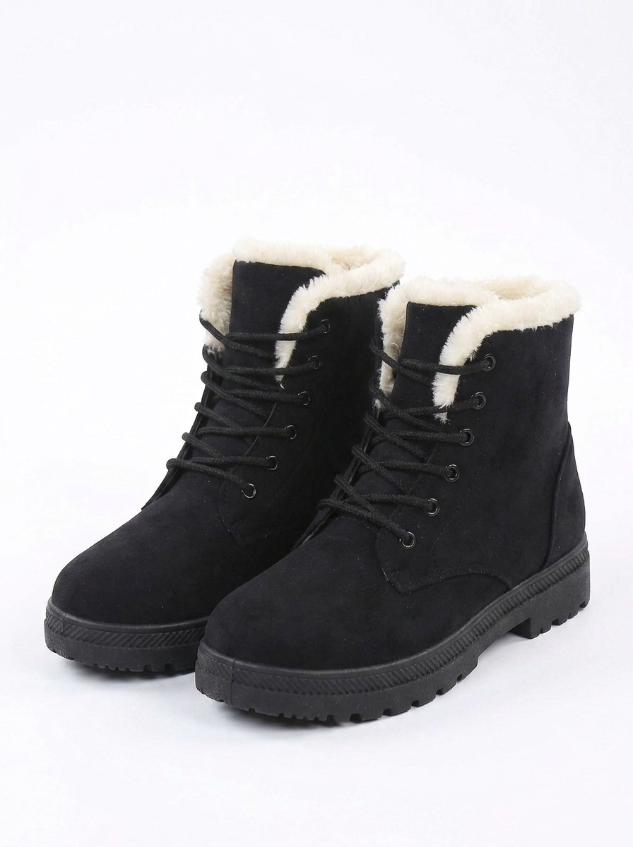 Keziah | Women's Snow Boots Lace Up Fur Lined