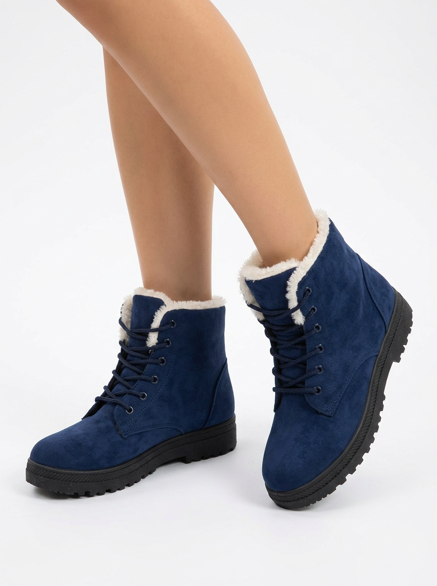 Keziah | Women's Snow Boots Lace Up Fur Lined
