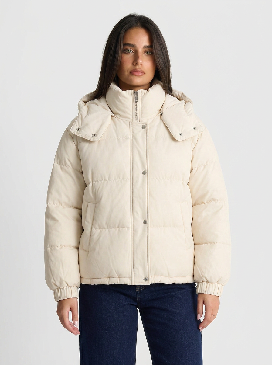 Kriselle | Women's Puffer Jacket Hooded Zip