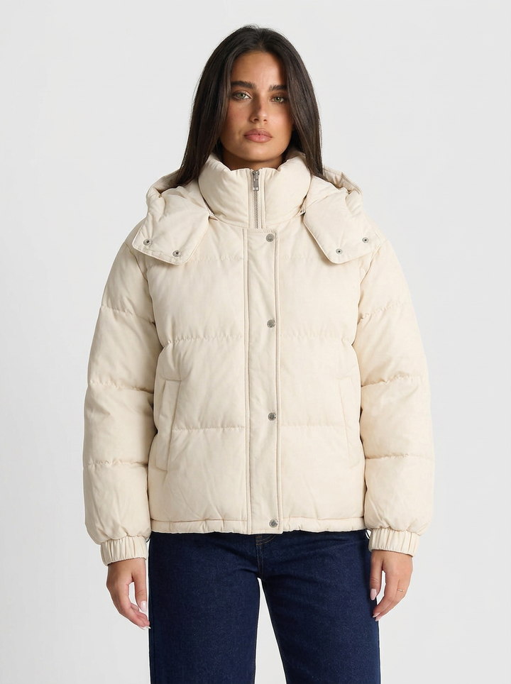 Kriselle | Women's Puffer Jacket Hooded Zip