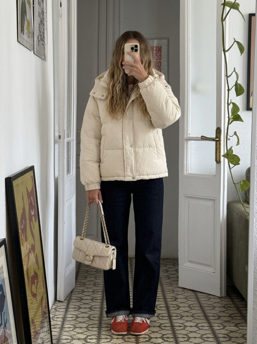 Kriselle | Women's Puffer Jacket Hooded Zip