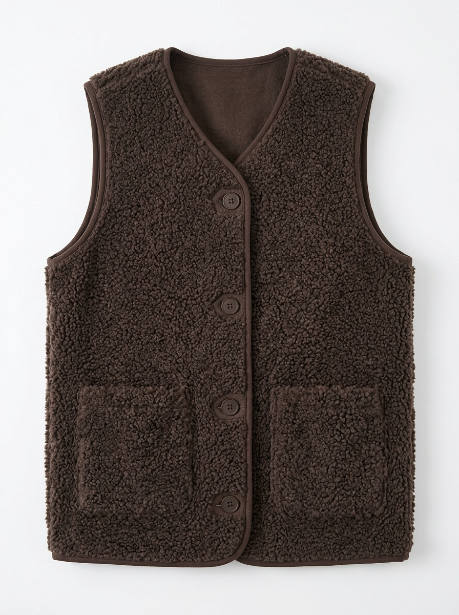 Layla | Women's Sherpa Fleece Vest