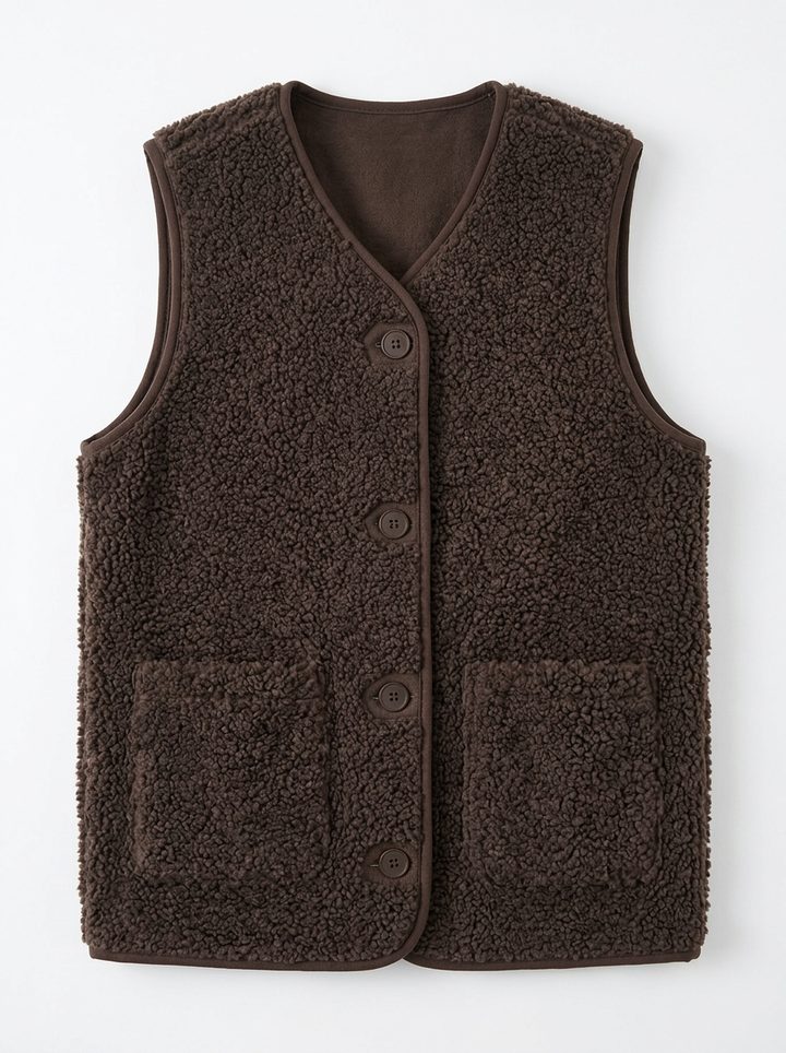 Layla | Women's Sherpa Fleece Vest