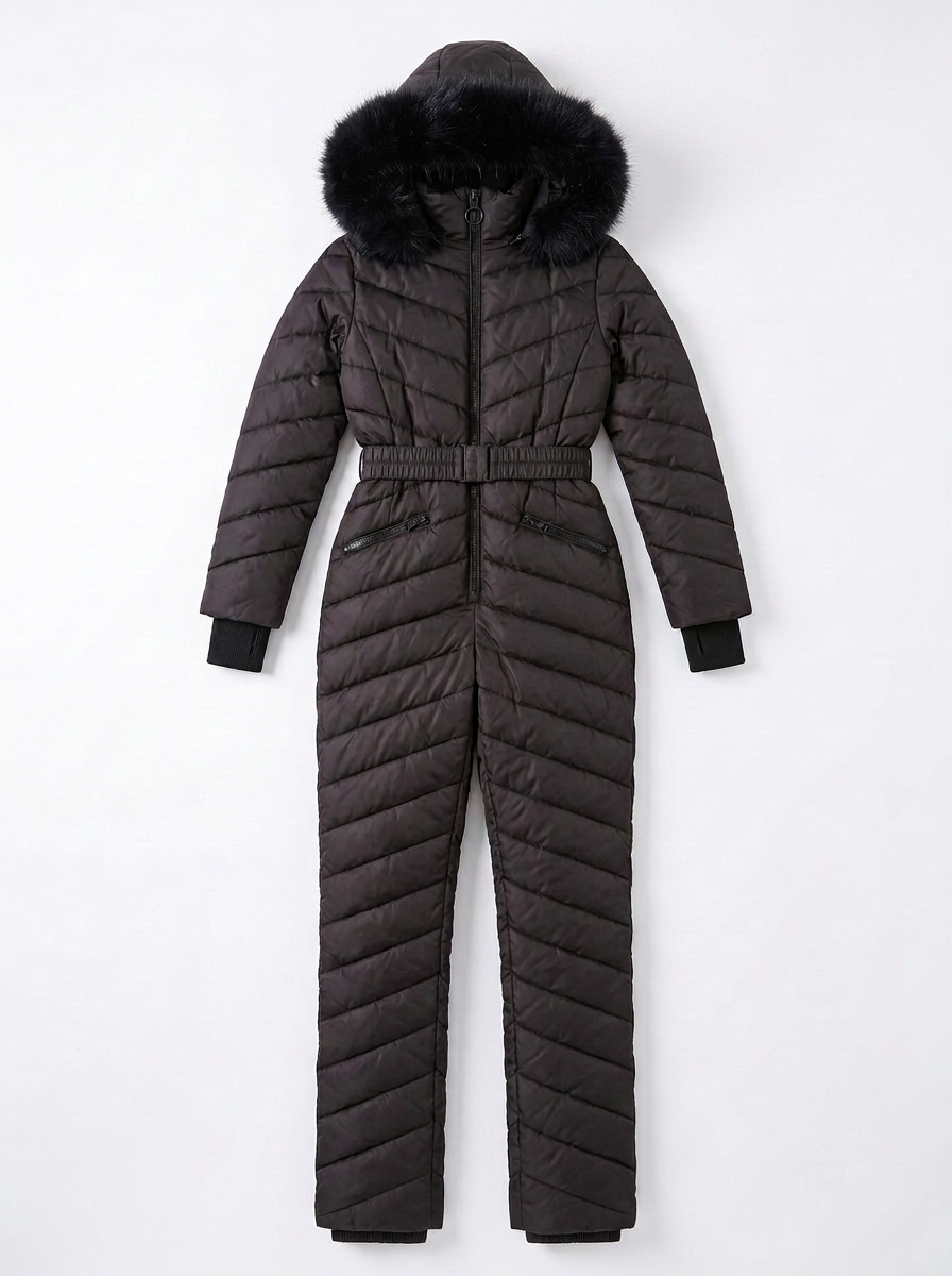 Lilia | Women's Hooded FurSki Jumpsuit