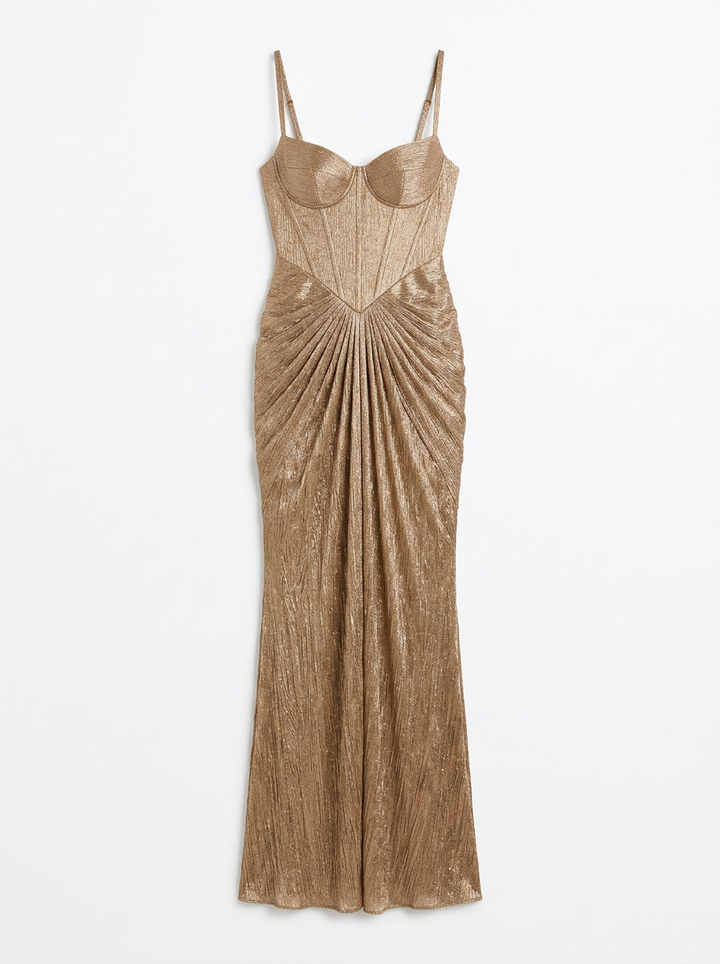 Lily | Corset Bodice Maxi Dress