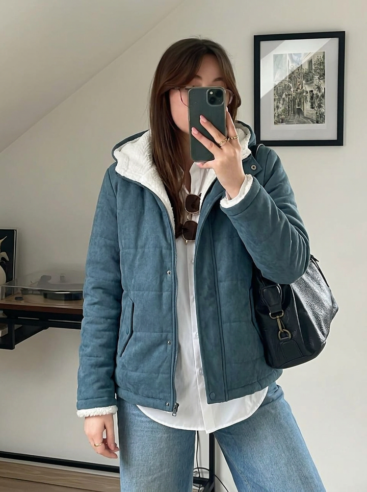 Lily | Women's Winter Jacket Hooded Zip-Up