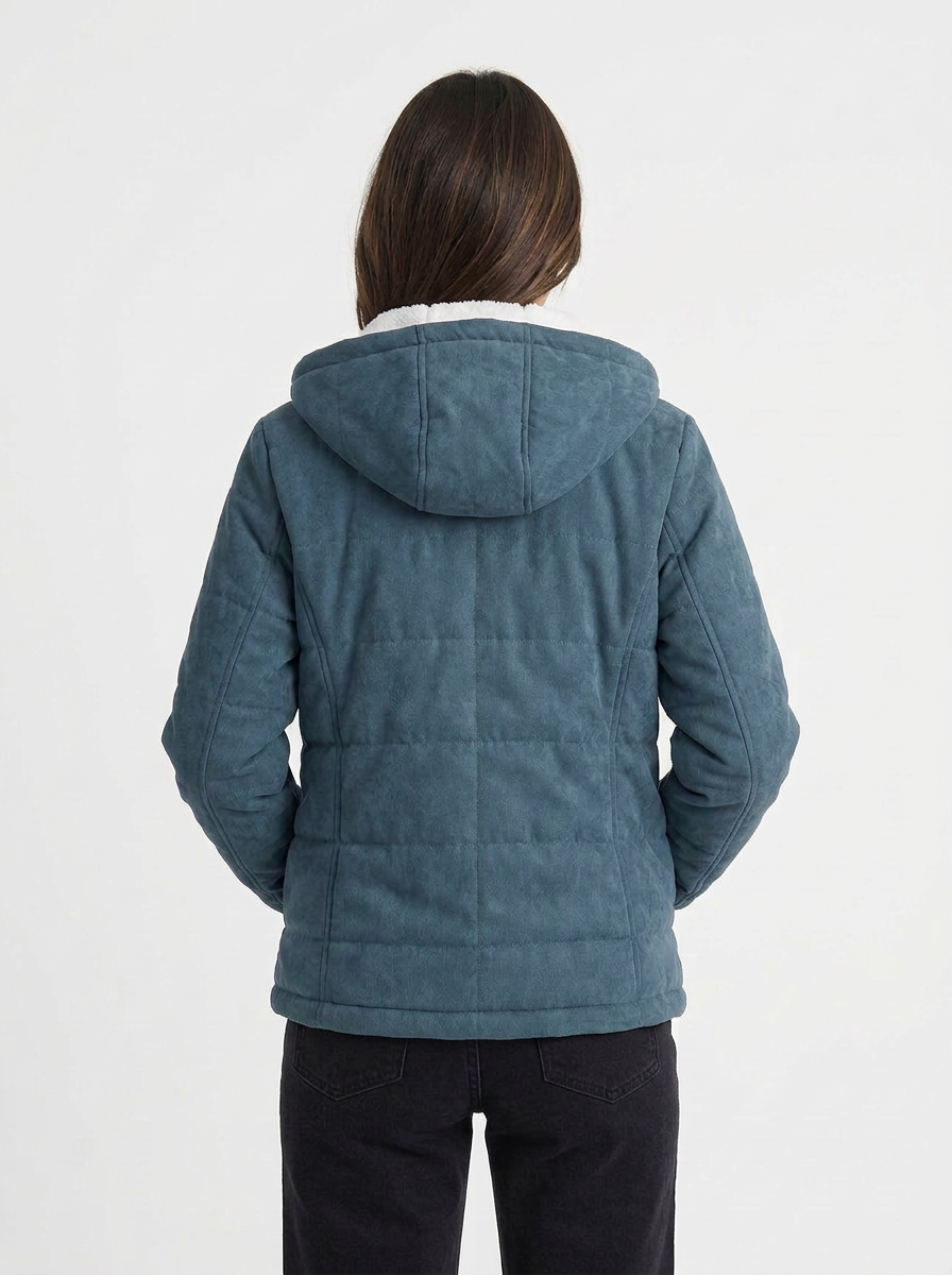 Lily | Women's Winter Jacket Hooded Zip-Up