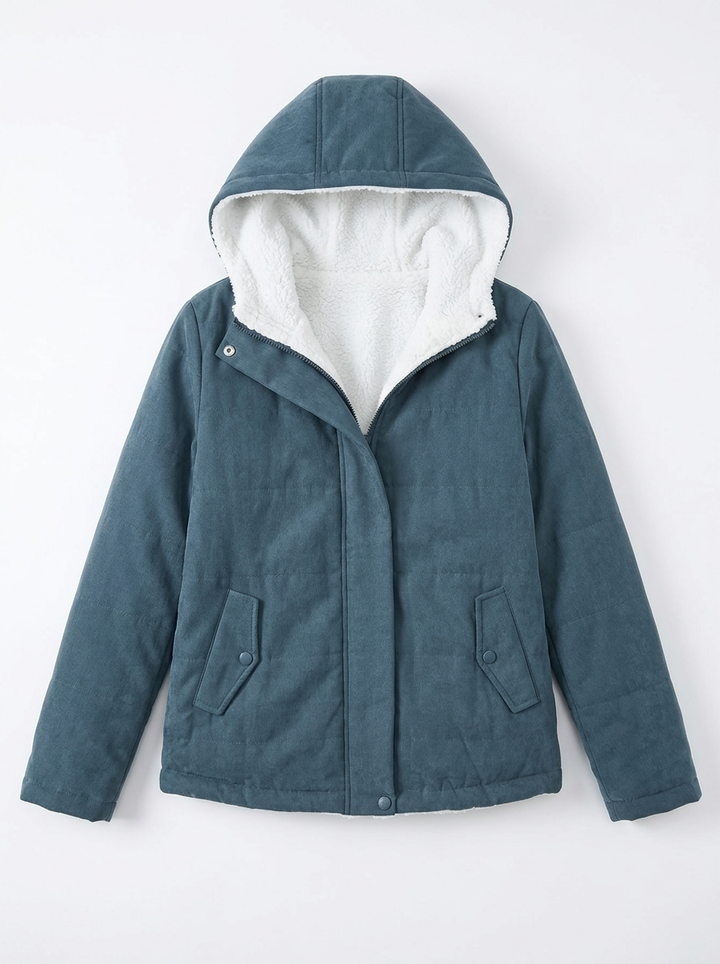 Lily | Women's Winter Jacket Hooded Zip-Up