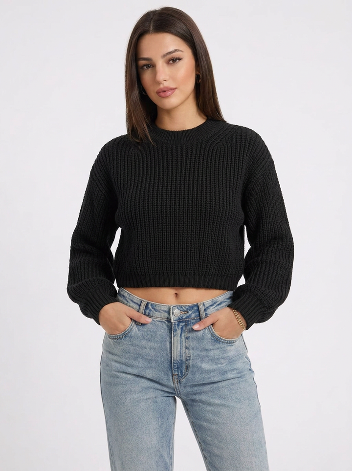 Lola | Women's Cropped Winter Sweater