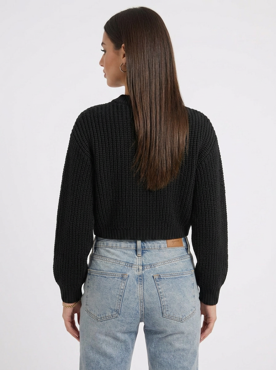 Lola | Women's Cropped Winter Sweater