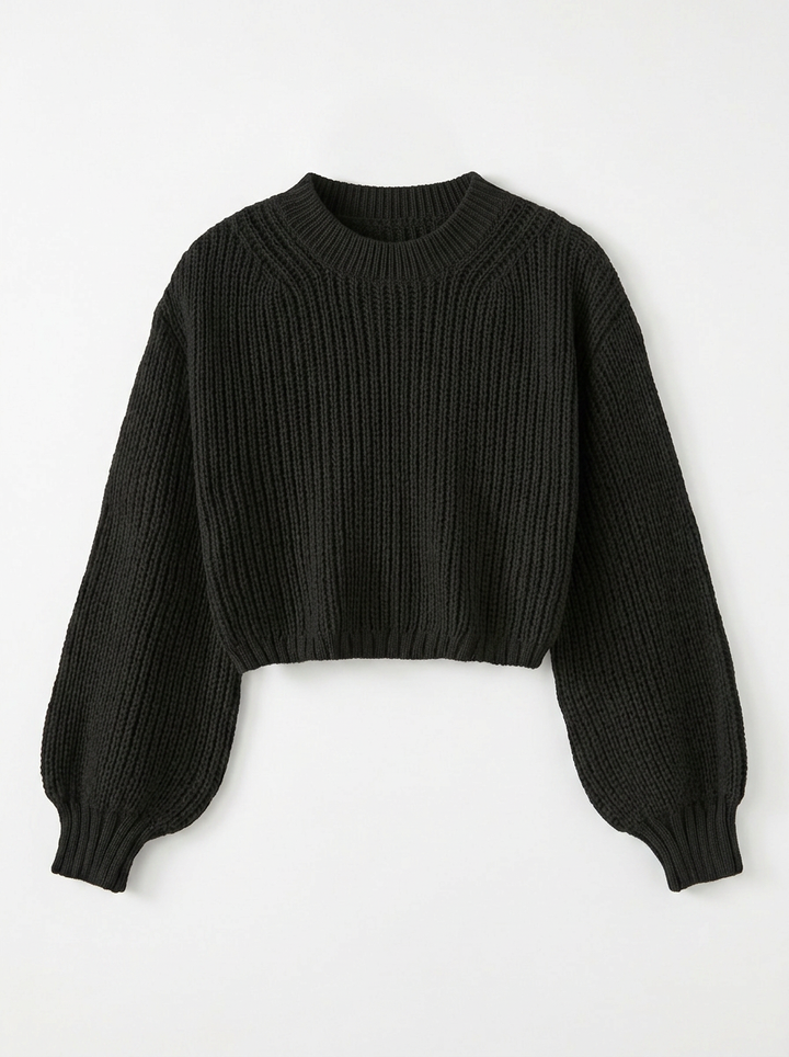 Lola | Women's Cropped Winter Sweater
