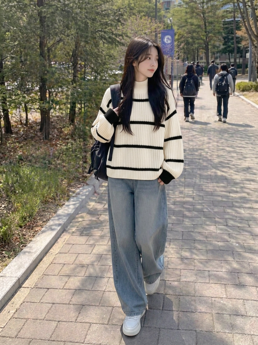 Lola | Women's Striped Knit Jumper