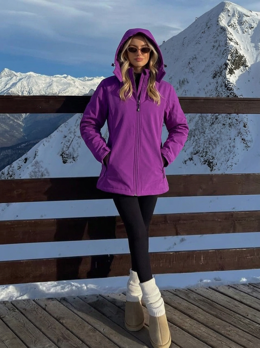 Margarette | Women's Waterproof Hooded Jacket Zip