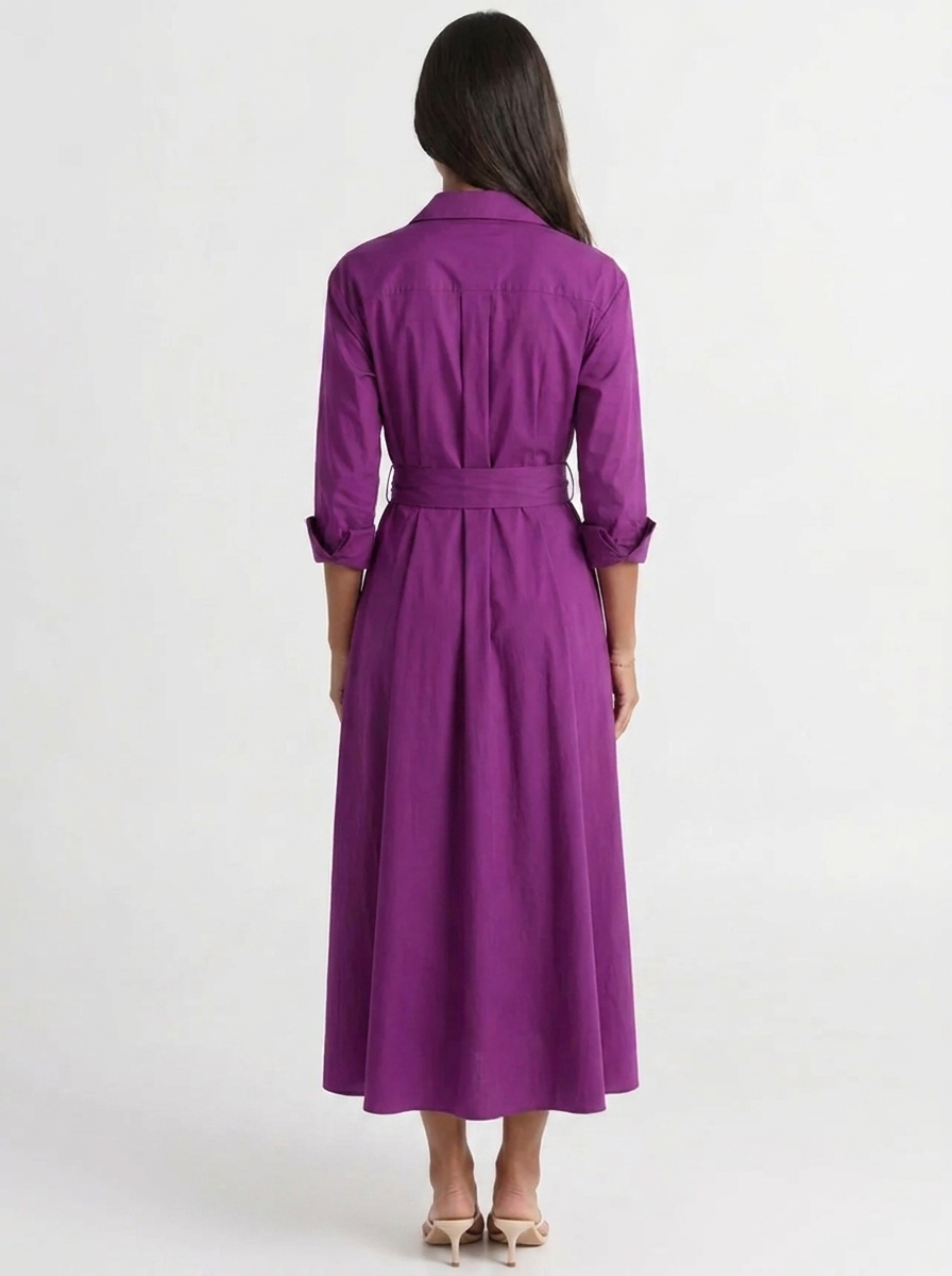 Marlowe | Long Sleeve Dress with Tie Waist