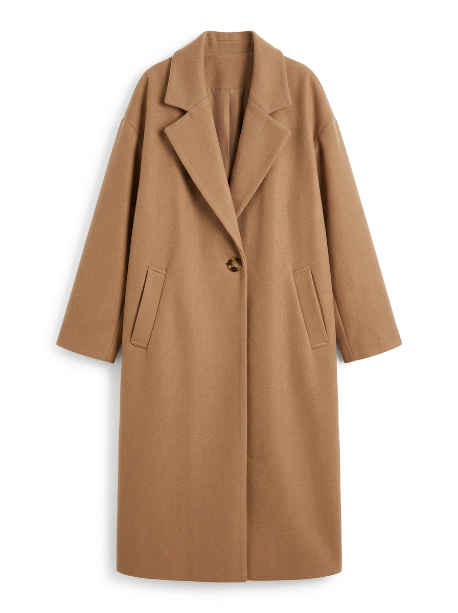 Matilda | Women's Oversized Button-Up Trench Coat with Lapel