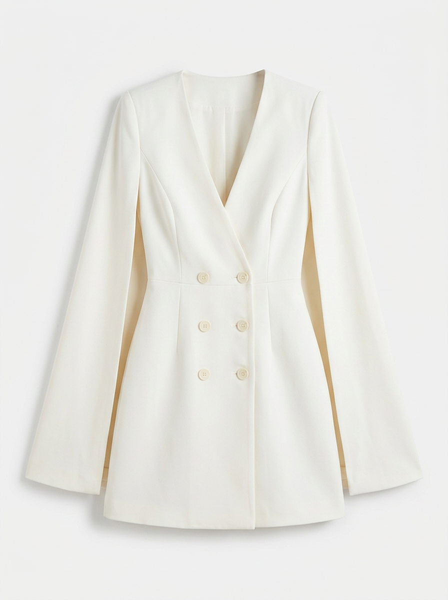 Maureen | Women's Blazer Dress Cape Sleeve