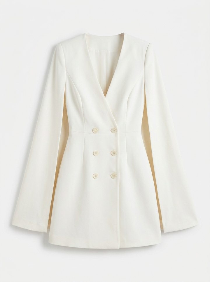 Maureen | Women's Blazer Dress Cape Sleeve
