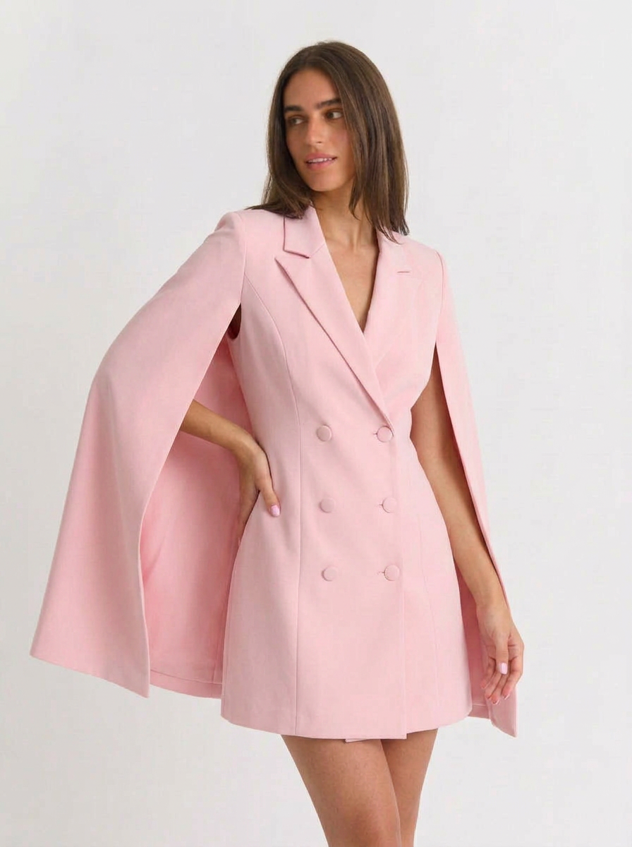 Maureen | Women's Blazer Dress Cape Sleeve