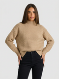 Mia | Women's Knitted Jumper Textured Long Sleeve