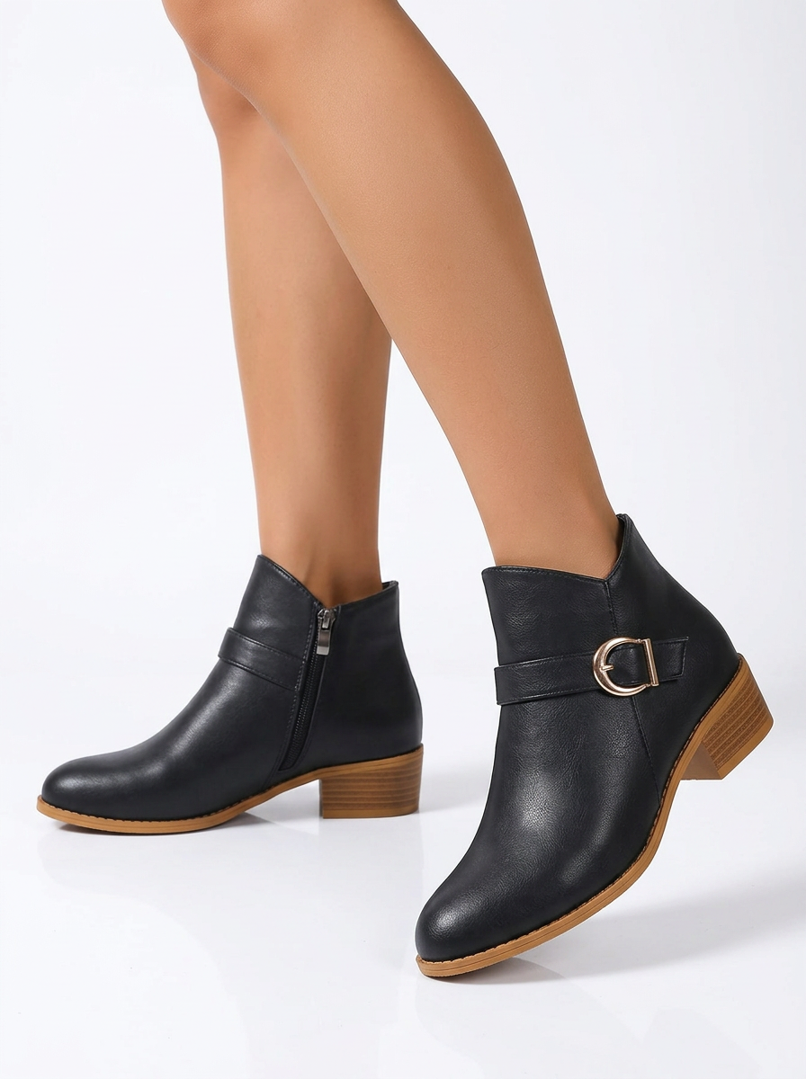 Mia | Women's Leather Ankle Boot