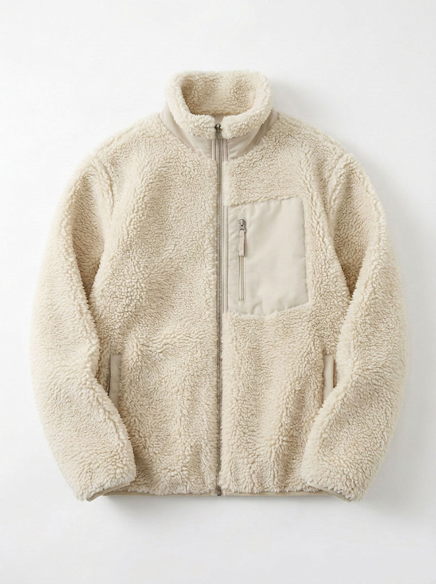 Miles | Women's Fleece Jacket Stand Collar Zip Pocket