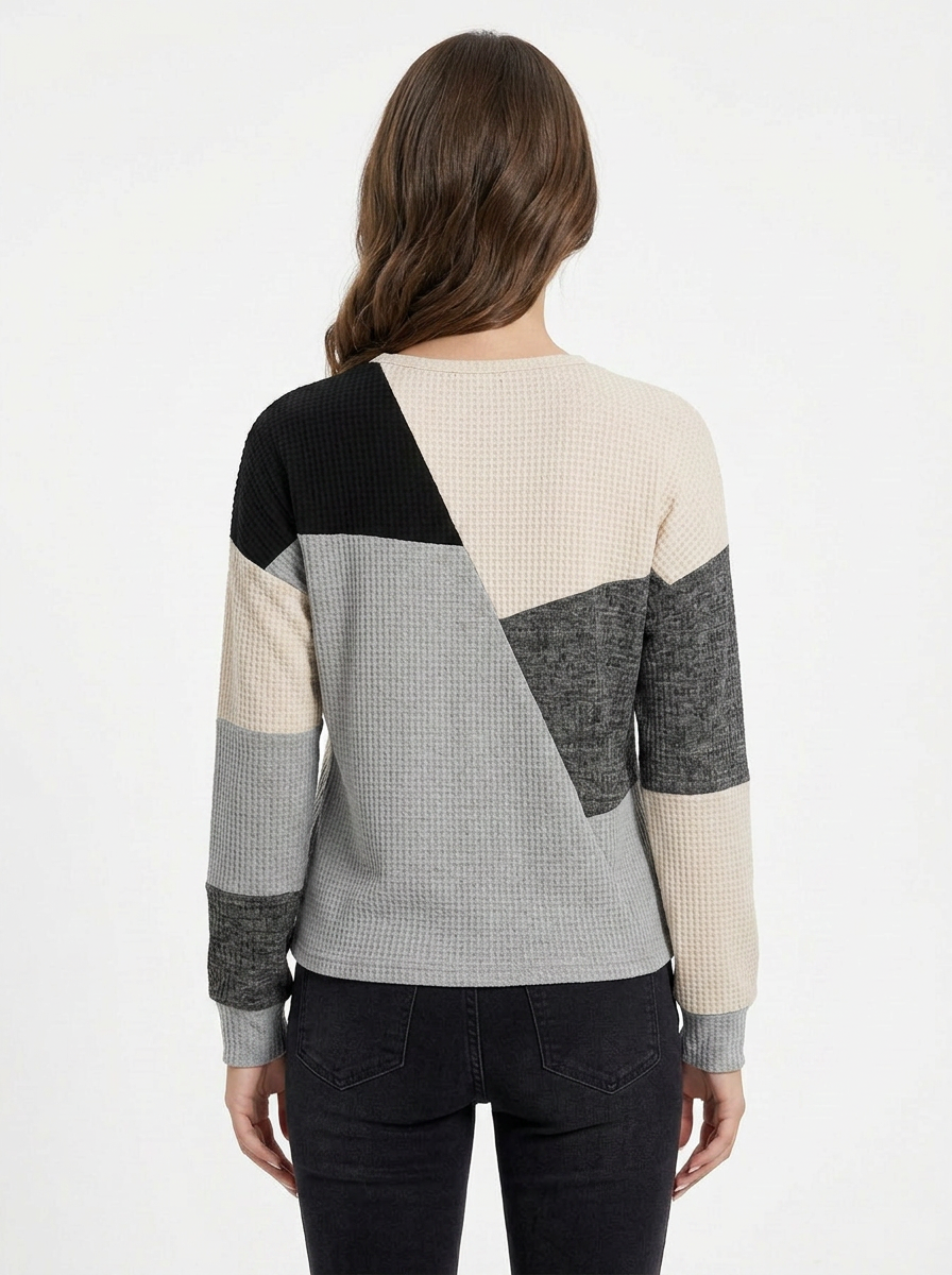 Olivia | Women's Colourblock Knit Jumper