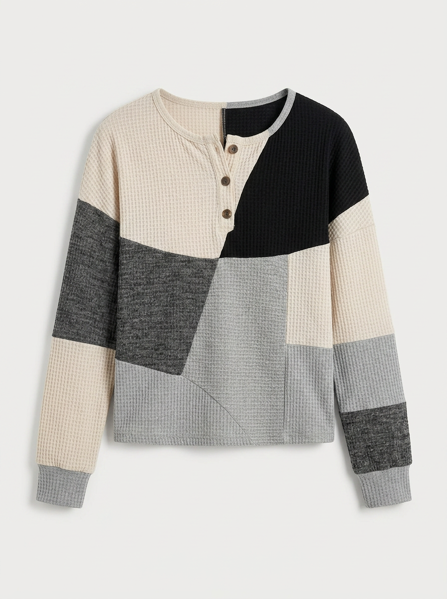Olivia | Women's Colourblock Knit Jumper