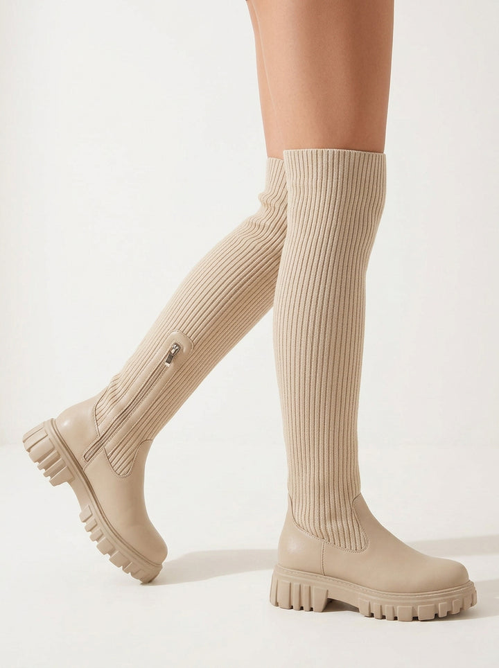 Olivia | Women's Knee-High Platform Winter Boots