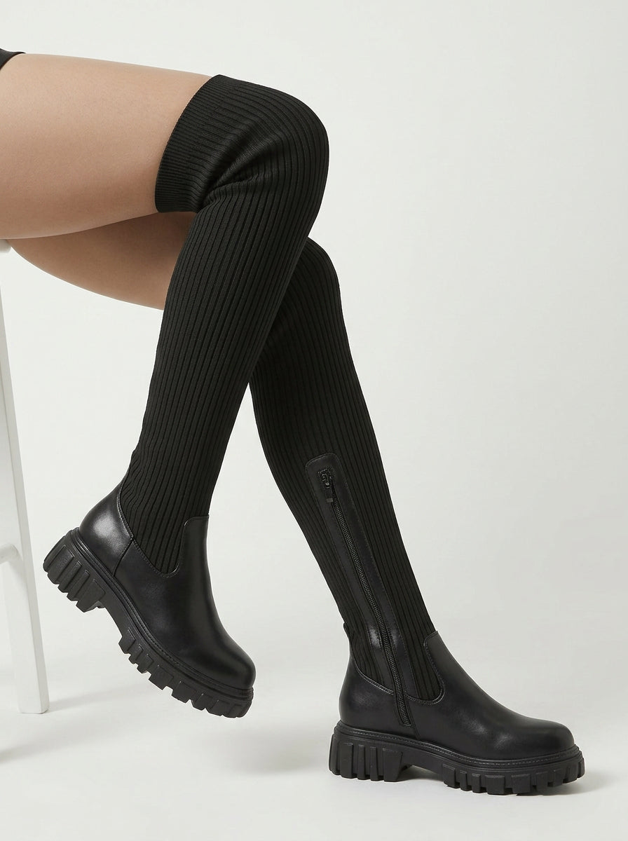 Olivia | Women's Knee-High Platform Winter Boots