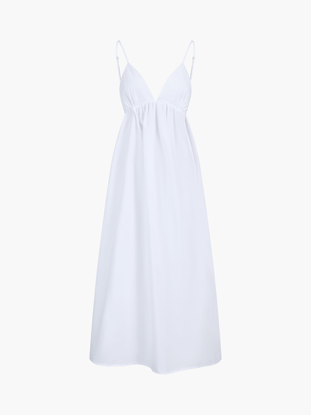 Open Back Black Maxi Dress | Elara