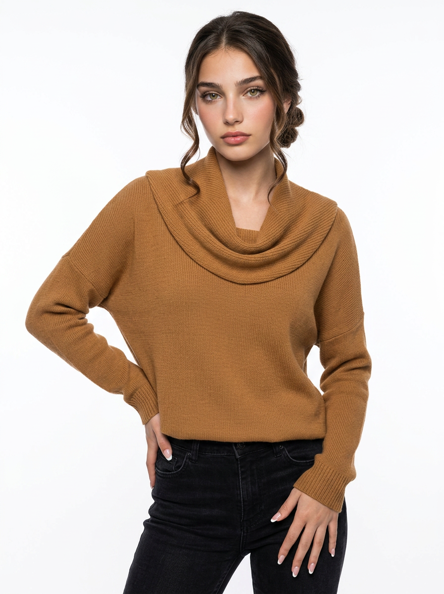 Penelope | Women's Cowl Neck Knit Jumper