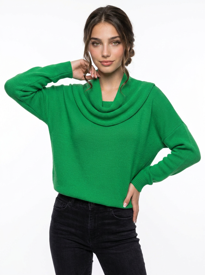 Penelope | Women's Cowl Neck Knit Jumper