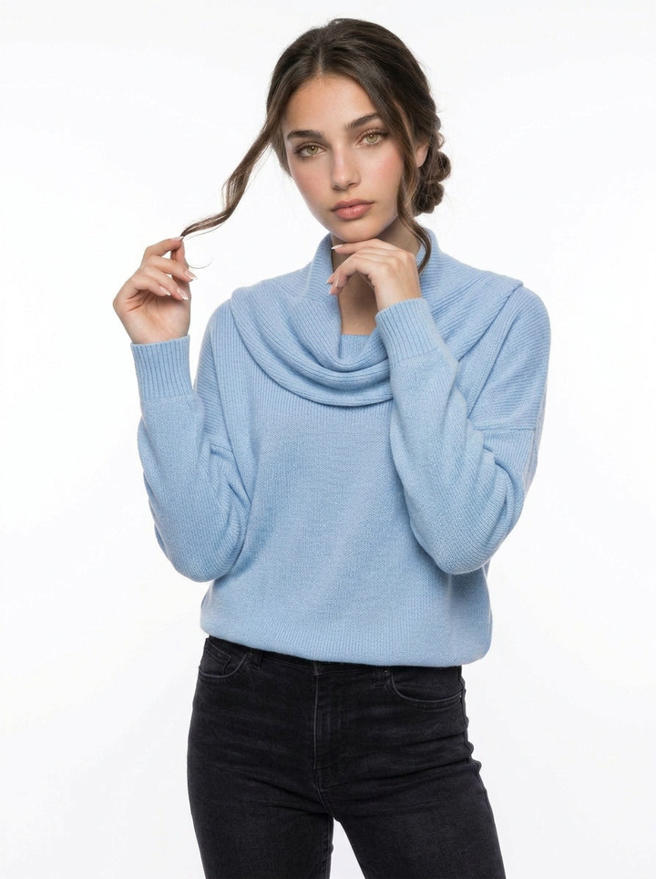Penelope | Women's Cowl Neck Knit Jumper