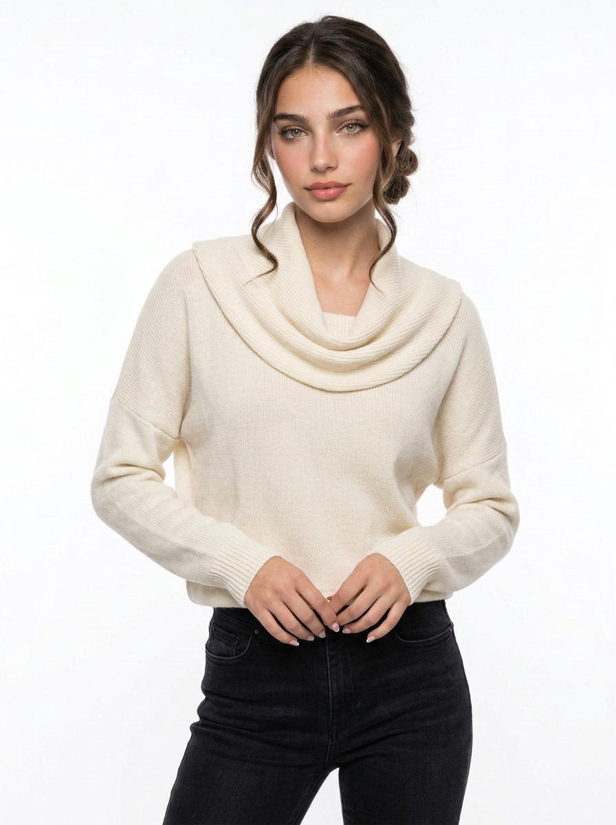 Penelope | Women's Cowl Neck Knit Jumper