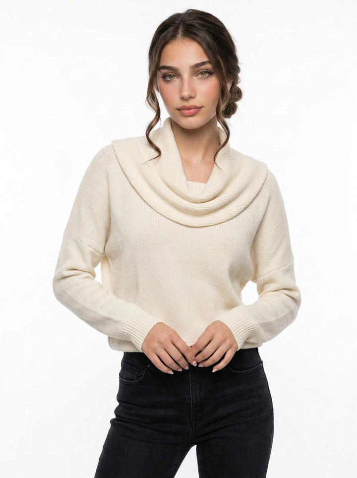 Penelope | Women's Cowl Neck Knit Jumper