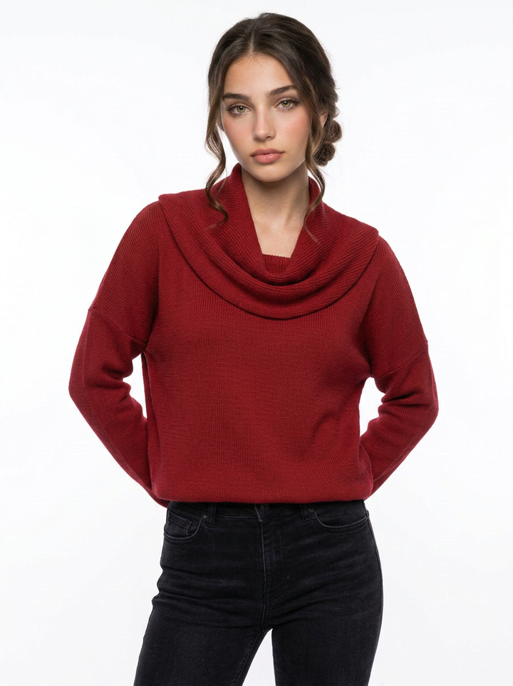 Penelope | Women's Cowl Neck Knit Jumper
