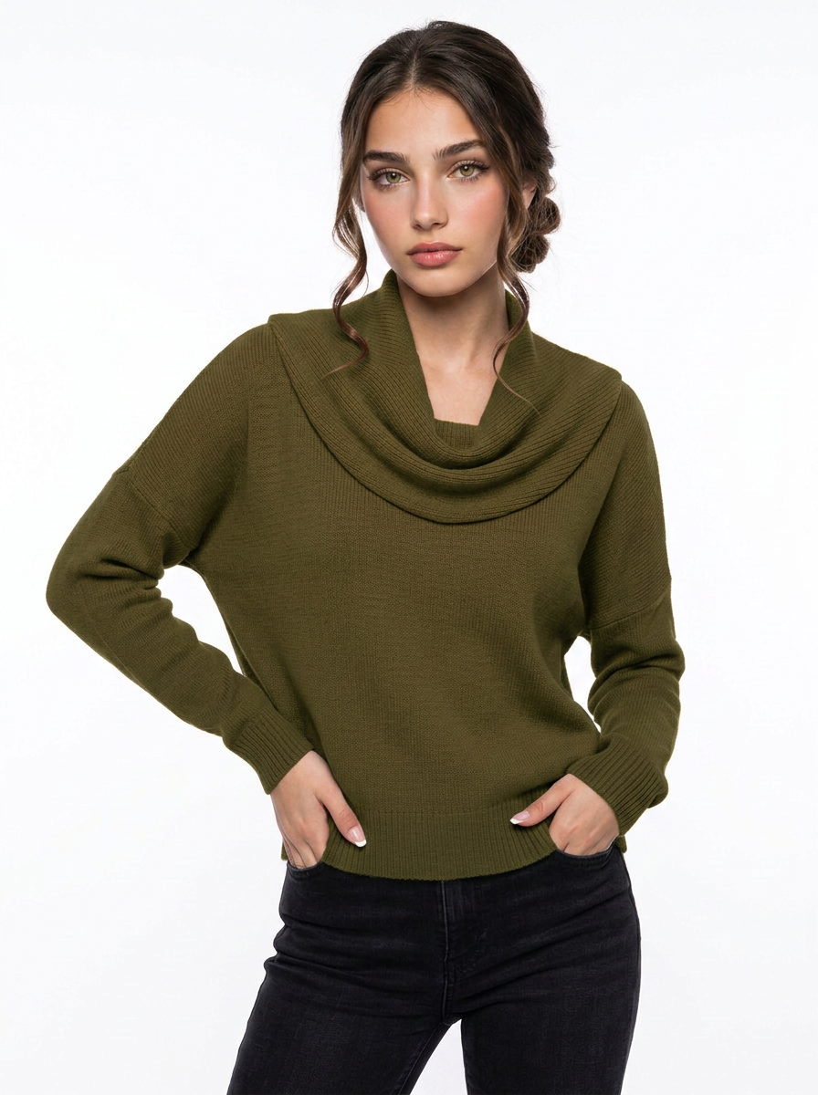 Penelope | Women's Cowl Neck Knit Jumper