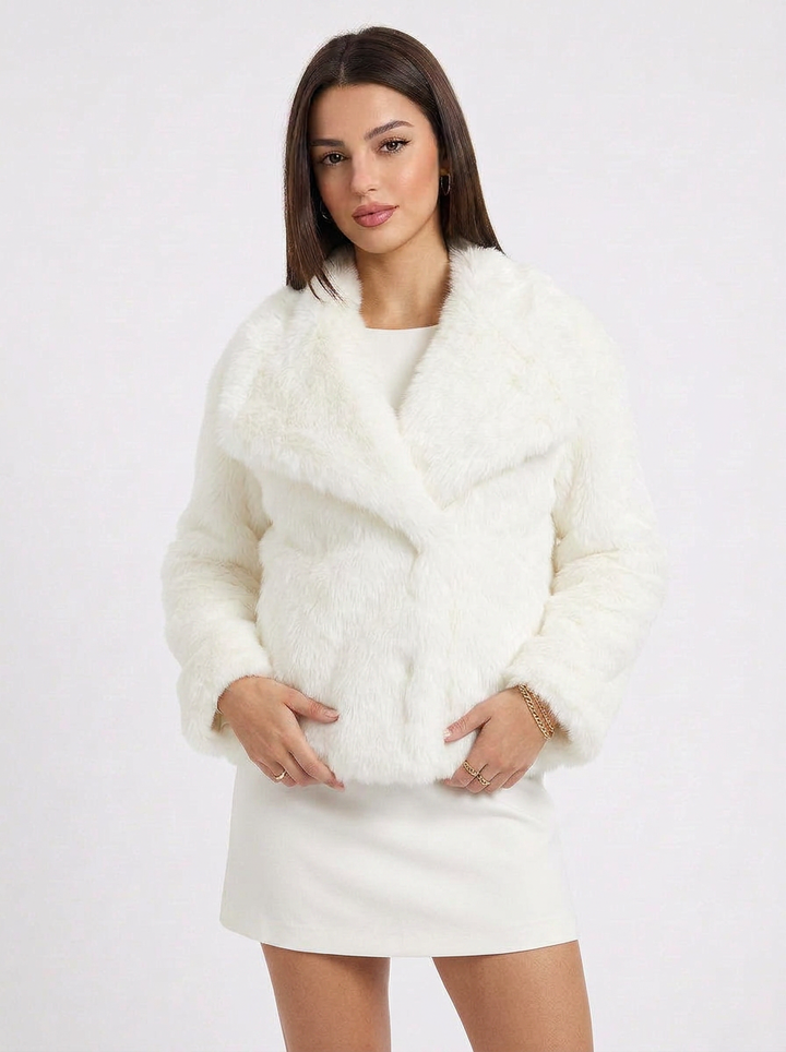 Penelope | Women's Cropped Faux Fur Jacket