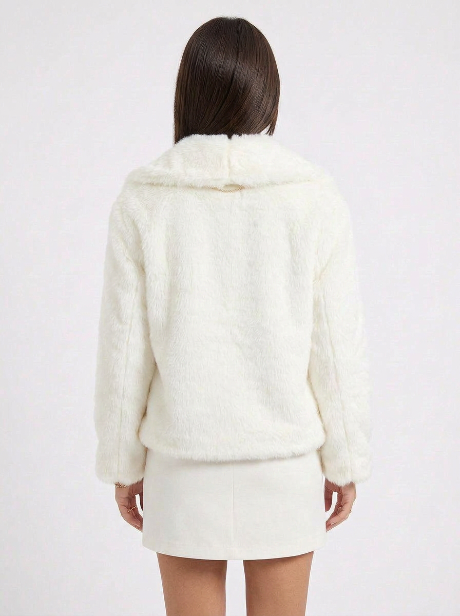 Penelope | Women's Cropped Faux Fur Jacket